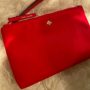 KATE SPADE DOUBLE ZIP WRISTLET CLUTCH PURSE NWT